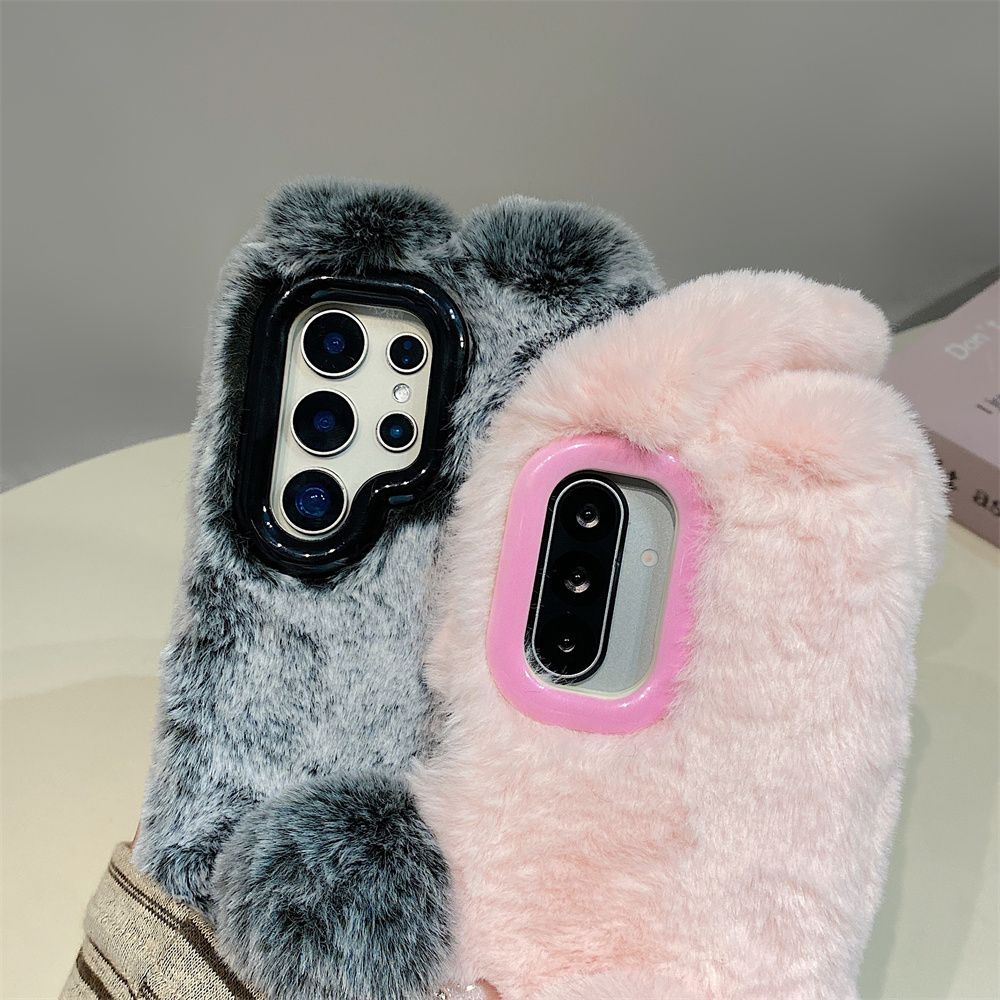 เคสโทรศัพท์แบบตั้งได้ ขนปุย ลา - Phone Cases Samsung S25 บทวิจารณ์และราคา