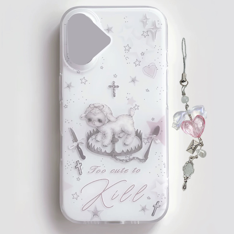 เคสโทรศัพท์ลายการ์ตูนแกะสีชมพู - Phone Cases Girls บทวิจารณ์และราคา