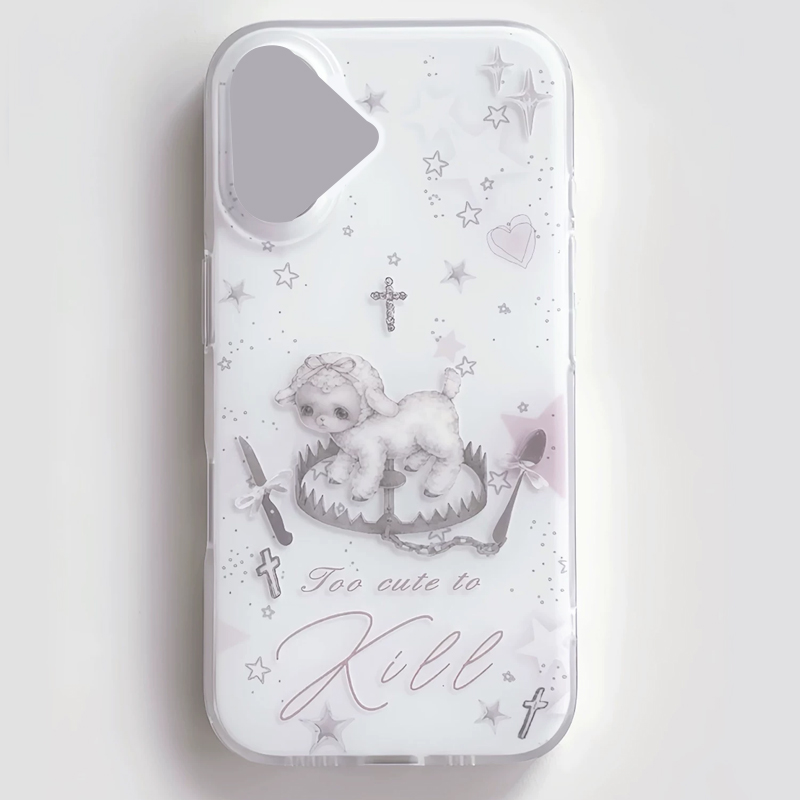 เคสโทรศัพท์ลายการ์ตูนแกะสีชมพู - Phone Cases Girls บทวิจารณ์และราคา